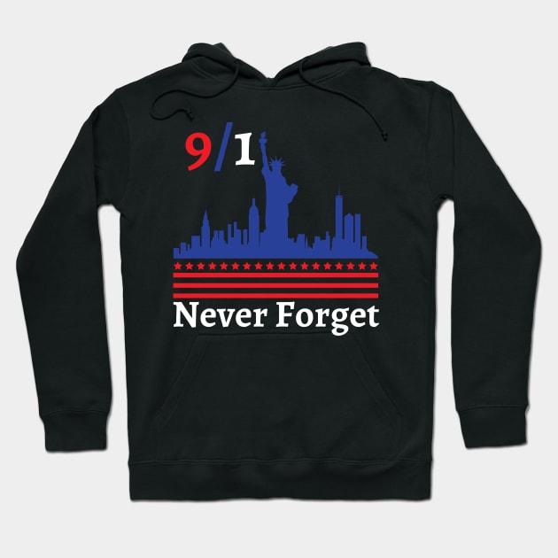 9/11 Never Forget Hoodie by GMAT